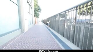 Povlife - Skinny Chick Offers Pussy For Free Wifi