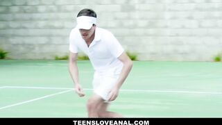 Teensloveanal - Busty Tennis Coach Gets Ass Filled By Student