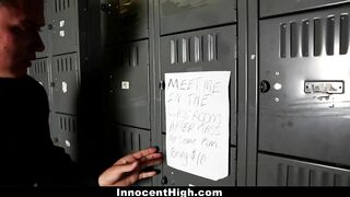 Innocenthigh - Student Gets Caught Sucking Dick For Money