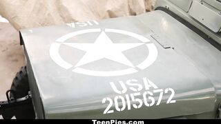 Teenpies - Girlfriend Gets Creampied By Military Boyfriend