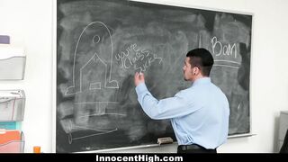 Innocenthigh - Blonde Teen School Girl Fucks Her Substitute Teacher