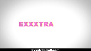 Exxxtrasmall - Tiny Small Pussy Stretched Out By Huge Cock