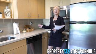 Propertysex - Hot Southern Milf Real Estate Agent Gets Creampie