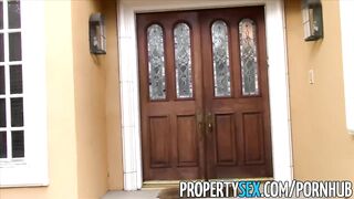 Propertysex - Sexy Petite Realtor Fucks Pervert Pretending To Buy House