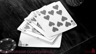 Game Of Poker Turns Into Hot Foot Sex