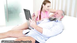 21Sextreme Hairy Grandpa Plays With Teens Body