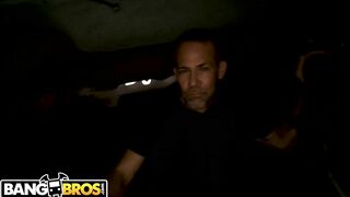 Bangbros - Reese Robbins Fucked By Older Man On The Bang Bus For Some Quick Money