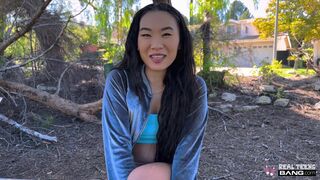 Real Teens - Bubble Butt Asian Teen Kimmy Kimm Flashing And Fucking Like A Wild Animal