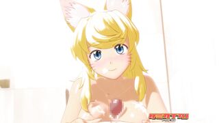 Hentai Pros - Hot Blonde Wolf Girl Always Treats You In The Best Way For Your Best Satisfaction