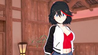 Ryuko Matoi - Footjob - 3D Ashikoki Hentai