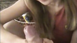 Really Hot Girlfriend Gives Oral Job To New Lover