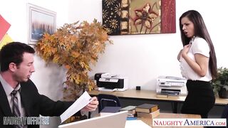 Chesty Brunette Yurizan Beltran Gets Fucked In Office