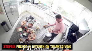 Spyfam Step Sister Fucked In Kitchen On Thanksgiving