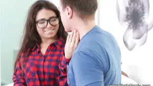 She Is Nerdy - Little Candy - Nerdy Gal Fucked By A Stranger