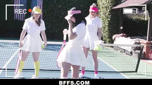 Bffs - Three Horny Teens Suck Up To Their Coach