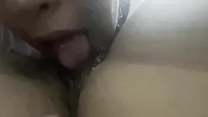 Sucking A Hairy Pussy In Sixtynine