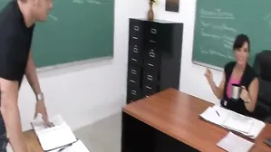 Busty Teacher Fucked Hard Inside The Classroom