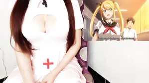 Busty With Big Nipples Fucks A Lucky Nerd - Hentai Tsundero Series 4