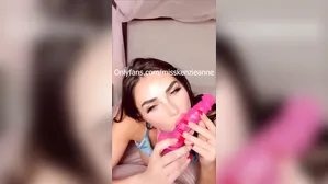 Kenzie Anne Sucks On A Dildo Like She's Sucking Out Your Very Soul