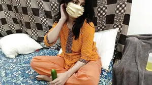 I Caught My Desi Stepdaughter With Cucumber Than I Fuck Her Tight Pussy