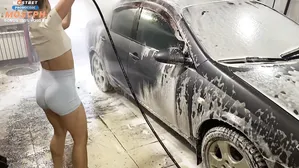 Teenage Girl Washed My Car And My Dick For Money