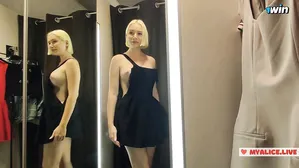 Try On Haul Transparent Clothes, See Through Try On Haul, In The Fitting Room. Naked Mycandyalice