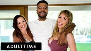 Adult Time - Between The Sheets With Alison Rey: Lena Paul & Troy Francisco & Full Bts