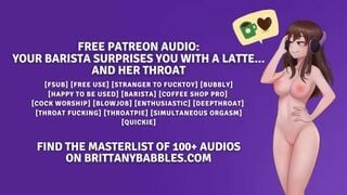 Audio: Your Barista Surprises You With A Latte… And Her Throat