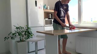 Alternative Couple Having Hot Sex In The Kitchen