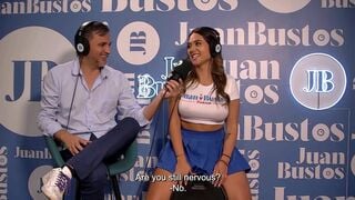 The Sexy Rebecca Has A Delicious Big Tits And Likes To Be Naked In Live Shows & Juan Bustos Podcast