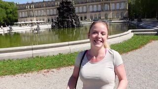 Public Whore! Crowned Queen At Herrenchiemsee Castle With A Sperm Fountain