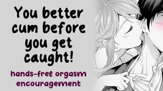 Stranger Whispers In Your Ear Until You Cum & Hands-Free Public Orgasm Encouragement Rp