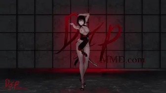 Blender Mmd R18 Striping Kangxi Excuse Me Md Dress 1442