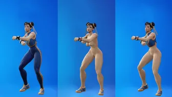 Chun Li Fortnite Dances But All Naked