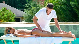 Zlata Shine's Poolside Massage Leads To Oily Anal Fuck Gp2229