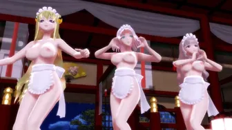 【Mmd】Bkh Big Breasts Ondo【1080P 60Fps】【R-18】