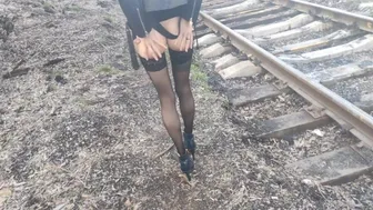 I'm Fuck Sexy Brunette Outdoor