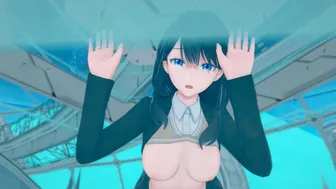 【Rikka Takarada】【Hentai 3D】【Short Only Wall Doggystyle Pose】【Ssss.gridman】