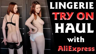 Spicy Lingerie Try On Haul With Aliexpress Nude Version