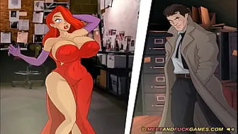 Who Framed Jessica Rabbit - Sexy Milf Fucked In The Ass By Detective