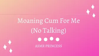 Moaning 'Cum For Me' On Repeat Asmr