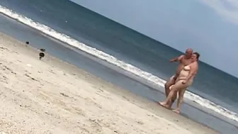 Ladies At A Nude Beach Enjoying What They See