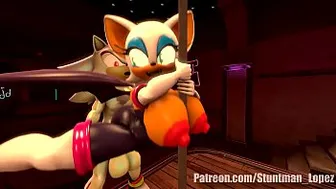 Rouge The Pole Dance