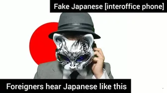 【Fake Japanese】 This Is How Foreigners Hear Japanese