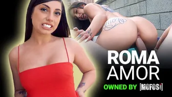 Cute Brunette Teen With Big Ass Roma Amor Sucks & Fucks Her Ex's Friend Outdoors