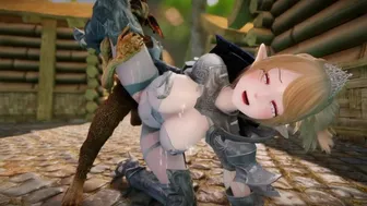 Big Breasts Elf Mama Fucked By Goblin Surrender Service Seeding Sex 3D Hentai Nsfw Ntr Part 3