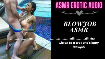 [18+ Asmr Erotic Audio] Wet And Sloppy Blowjob