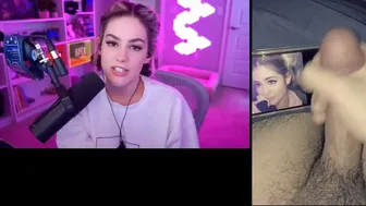 Hot Streamer Fap Tribute - Hot Babe Try Not To Cum Challenge