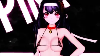 【Mmd】Fuso Seems To Have Become A Cat - Pink Cat【R-18】