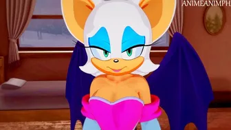 Sonic The Hedgedog Rouge The Bat Hentai 3D Uncensored